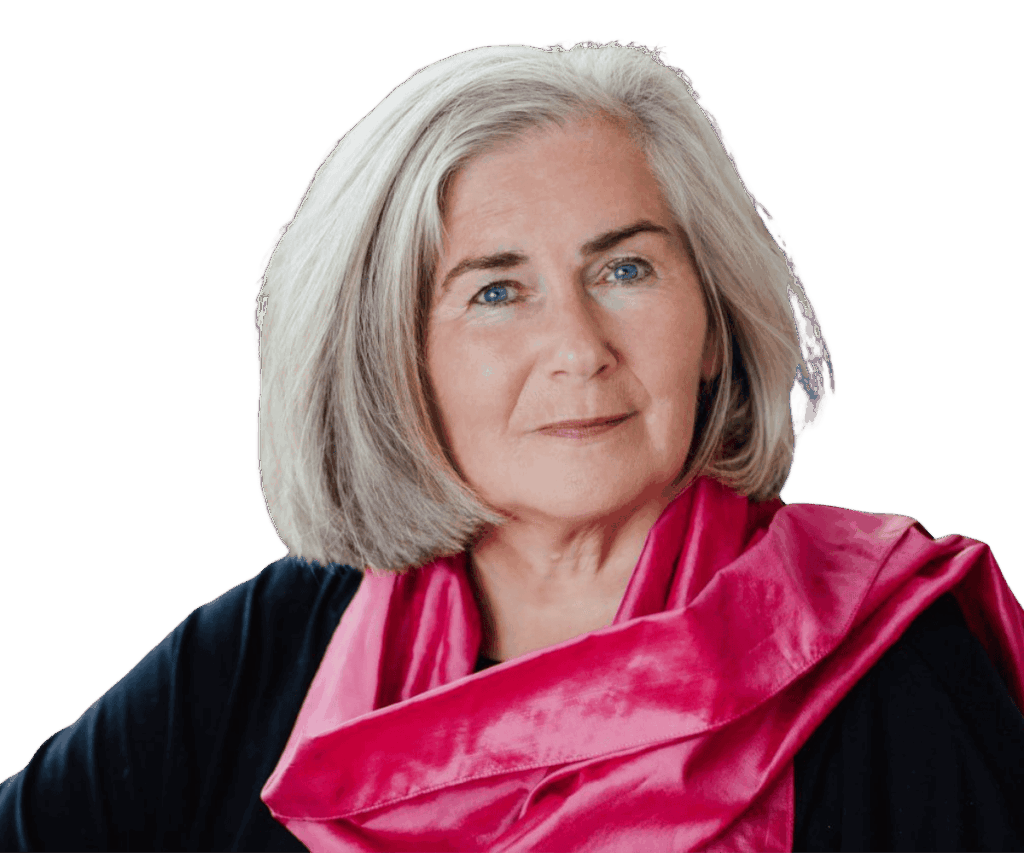 Raute Hesse – Mentorin für bewusstes Manifestieren vor hellem Hintergrund